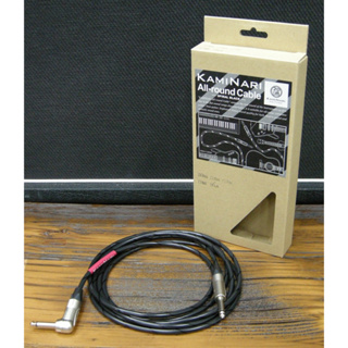 日本 神鳴 Kaminari 高傳真樂器導線 K AR3LS Cable 適用於各類樂器 1S1L頭 3m【他,在旅行】