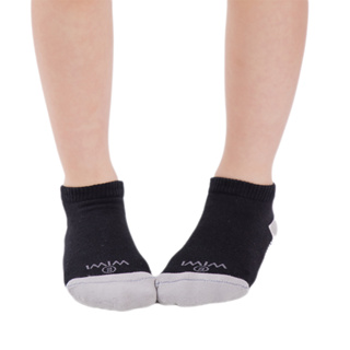 【WIWI】細針網格氣墊船型兒童除臭襪(經典黑 童S-L)MIT台灣製造 FMT除臭抑菌 銀離子 光觸媒 襪子 船型襪