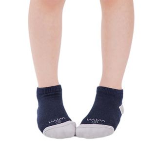 【WIWI】細針網格氣墊船型兒童除臭襪(湛海藍 童S-L)MIT台灣製造 FMT除臭抑菌 銀離子 光觸媒 襪子 船型襪