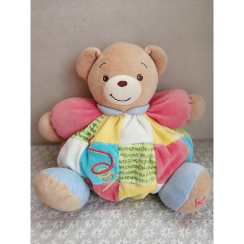 法國品牌 Kaloo  彩色可愛熊 安撫玩偶 熊 娃娃 布偶 玩具