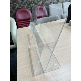 DM展示架 L型壓克力展示架 壓克力立牌 壓克力桌上型DM架 資料架 宣傳冊 目錄架子 傳單架【二手】