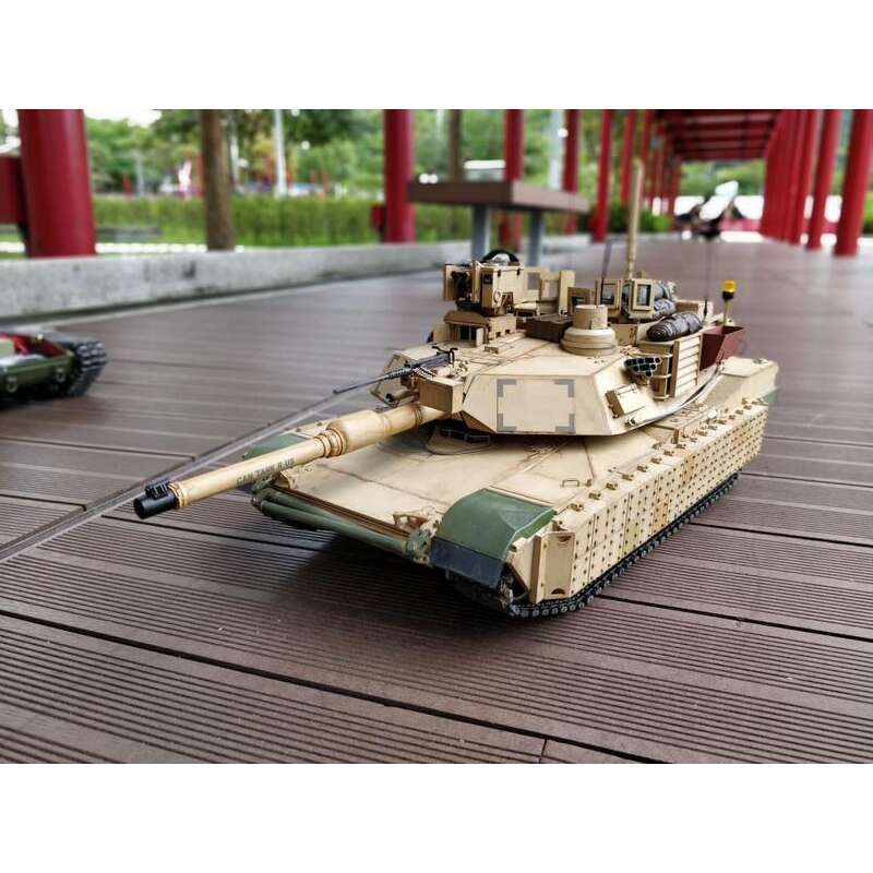 專業升級版 恆龍 3918-1 PRO 美軍M1A2遙控坦克戰車 1/16 金屬版 (可改裝國軍版 M1A2T )