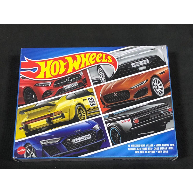 風火輪 hot wheels 娛樂系列 六盒裝 benz porsche Audi db10 jaguar bmw