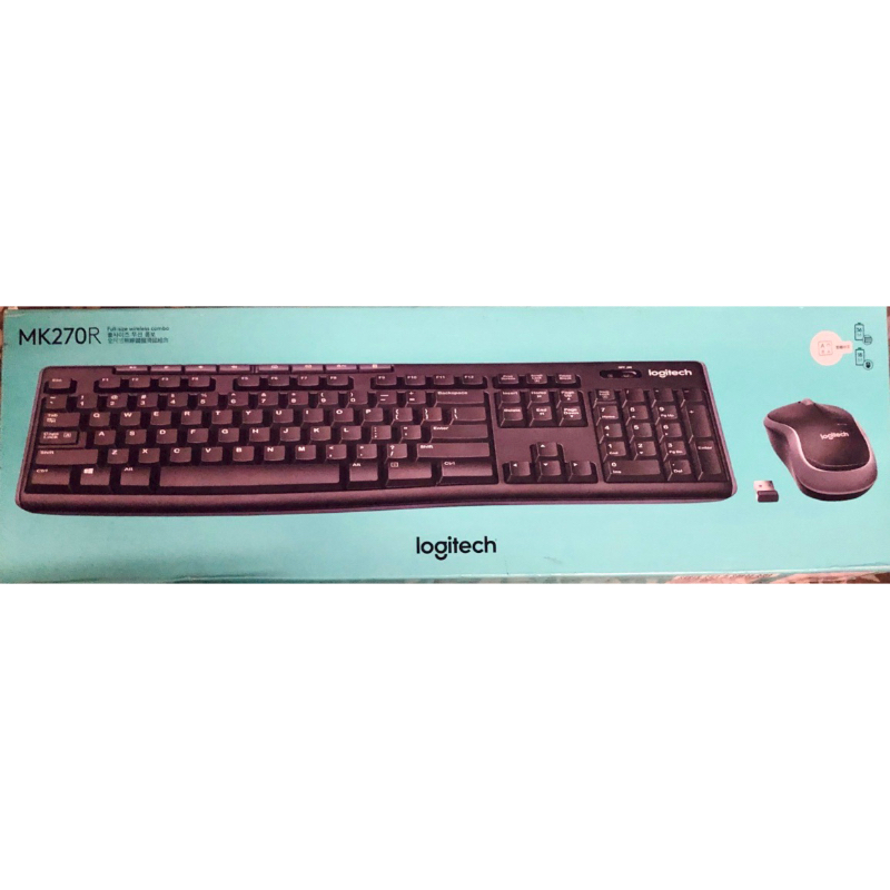 《快速出貨》【Logitech 羅技】MK270r無線鍵鼠組(黑色)