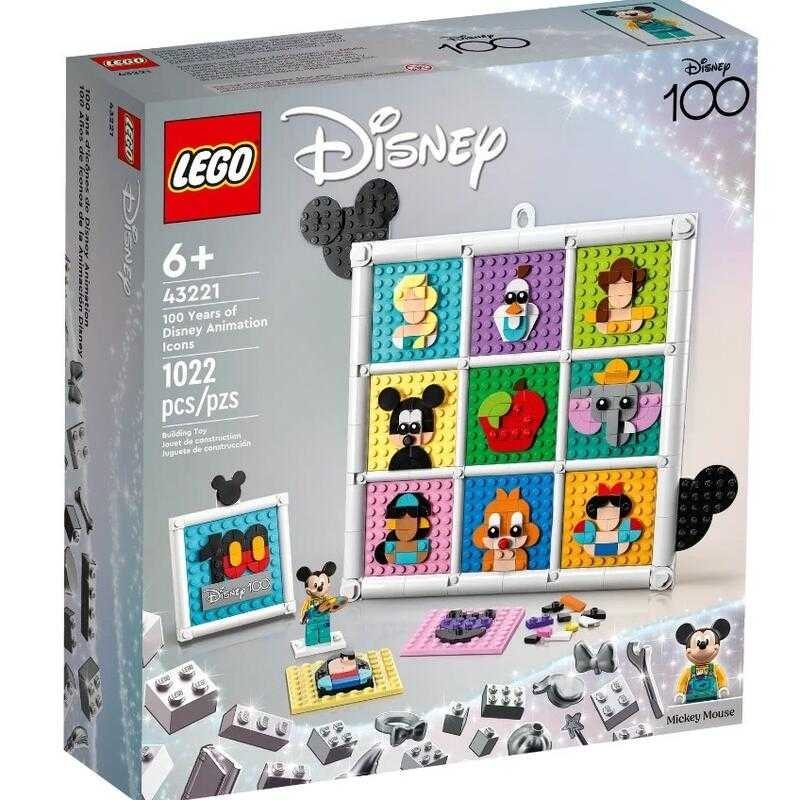 LEGO 樂高 積木 43221 玩具 Disney 迪士尼 百年迪士尼動畫經典角色