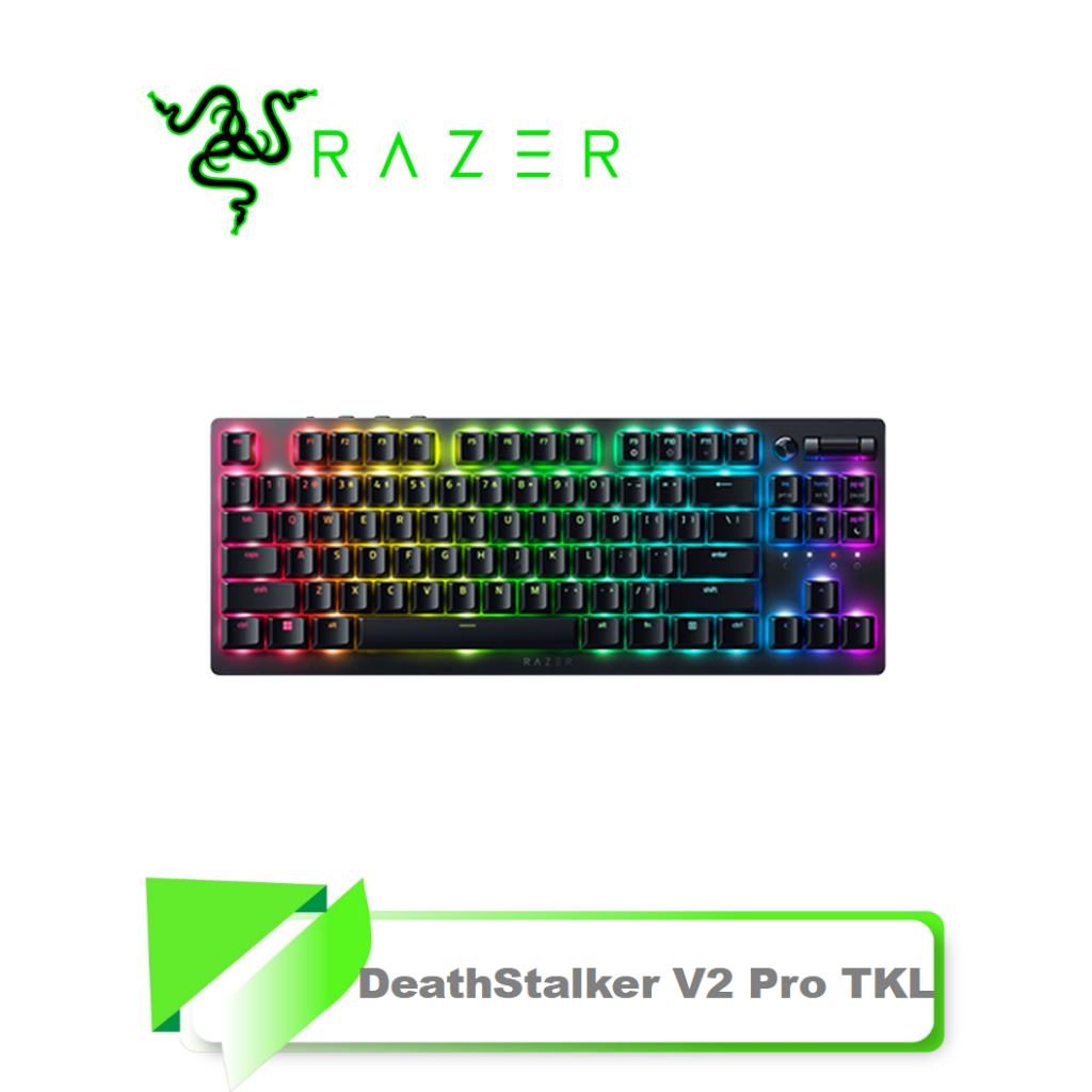 【TN STAR】Razer DeathStalker V2 Pro TKL 無線機械式鍵盤/紅軸/英文/中文/三模