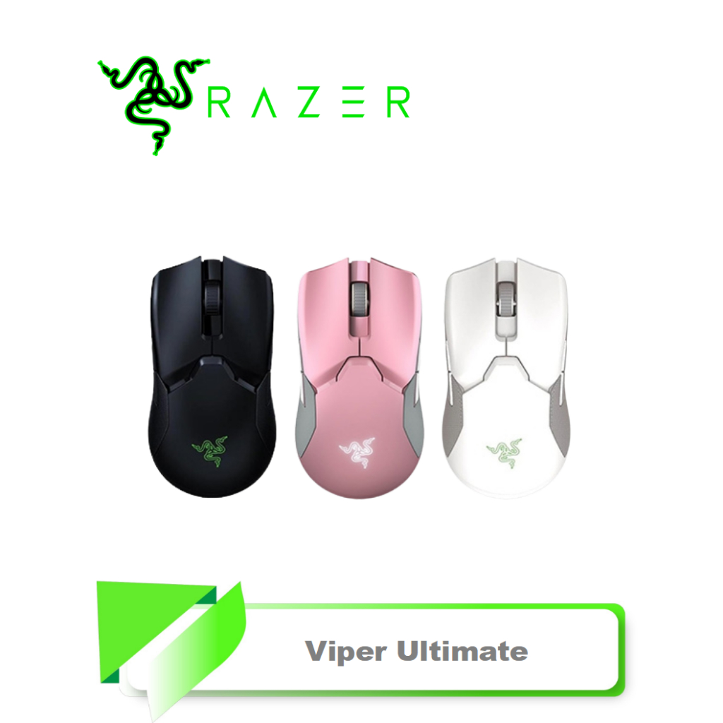 【TN STAR】Razer Viper Ultimate 毒蝰終極版 無線滑鼠 黑色/限量粉晶版