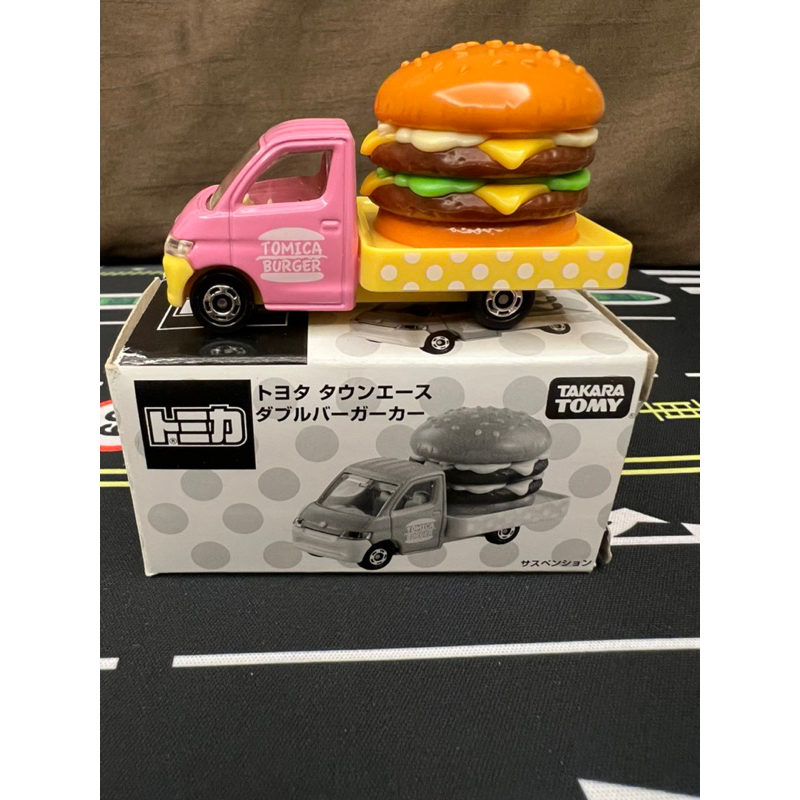 (全新 現貨)Tomica 多美 非売品 麥當勞 粉紅色 漢堡車 車況盒況如圖 微盒損如圖 全場便宜賣 快速出貨