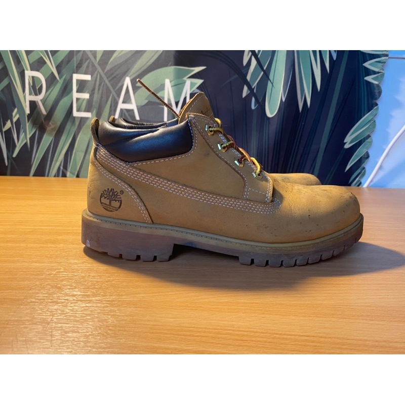 Timberland 男款小麥黃經典防水短靴