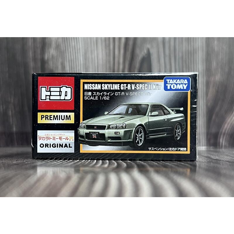 《GTS》純日貨 TOMICA 多美小汽車 PREMIUM 黑盒 限定 GT-R R34 V-spec  824336