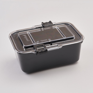【美國 Prepara 沛樂生活】TRITAN食物保鮮盒 1.25L 極致黑 (便當盒 微波 保鮮盒 耐熱 微波便當盒)