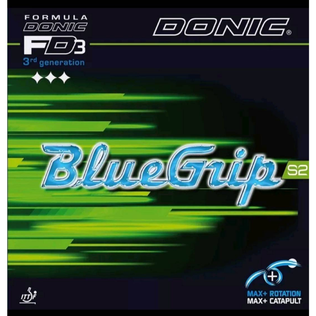 Donic BlueGrip S2 微黏性藍海綿