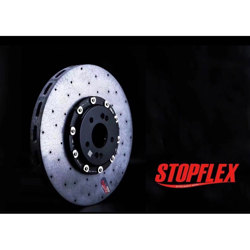美國STOPFLEX碳纖維陶瓷煞車盤 碳陶盤 陶煞 CCB塗層技術