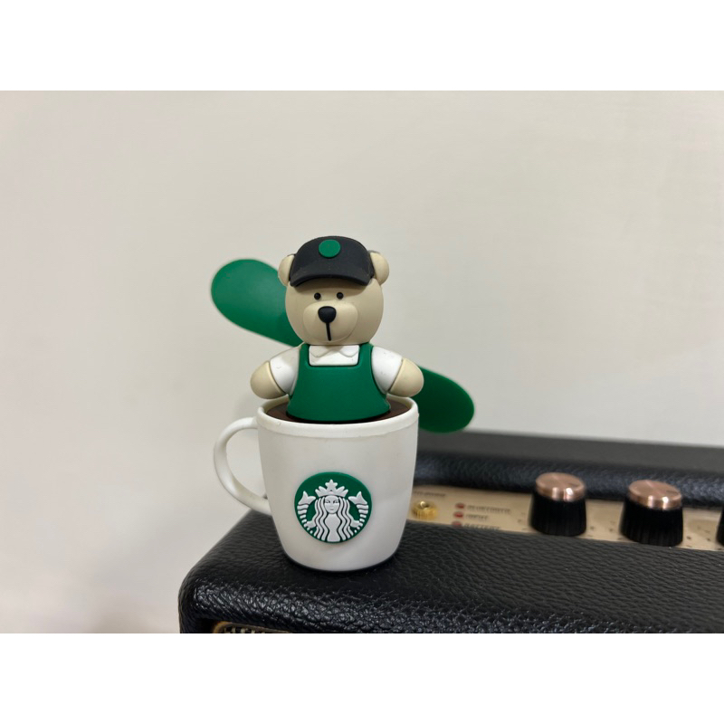 正貨✅ STARBUCKS星巴克/職人小物-咖啡小熊USB隨行風扇