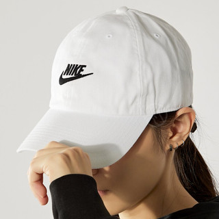 Nike 棒球帽 老帽 運動帽 休閒 Sportswear Heritage86 運動帽 白色 913011100