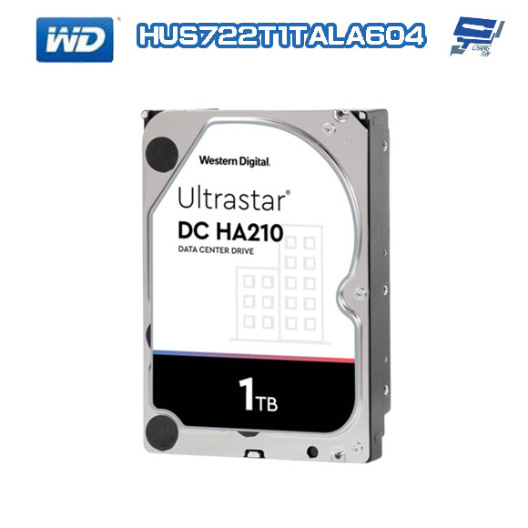 昌運監視器 WD Ultrastar DC HA210 1TB 企業級硬碟(HUS722T1TALA604)