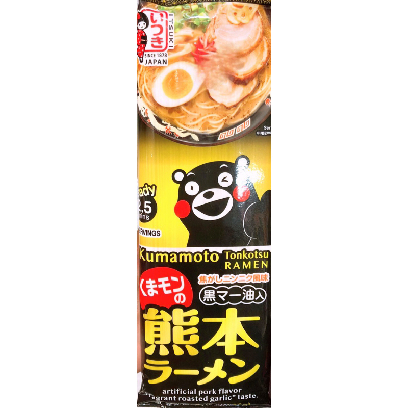 【亞菈小舖】日本零食 五木 熊本熊豚骨拉麵 176g【優】