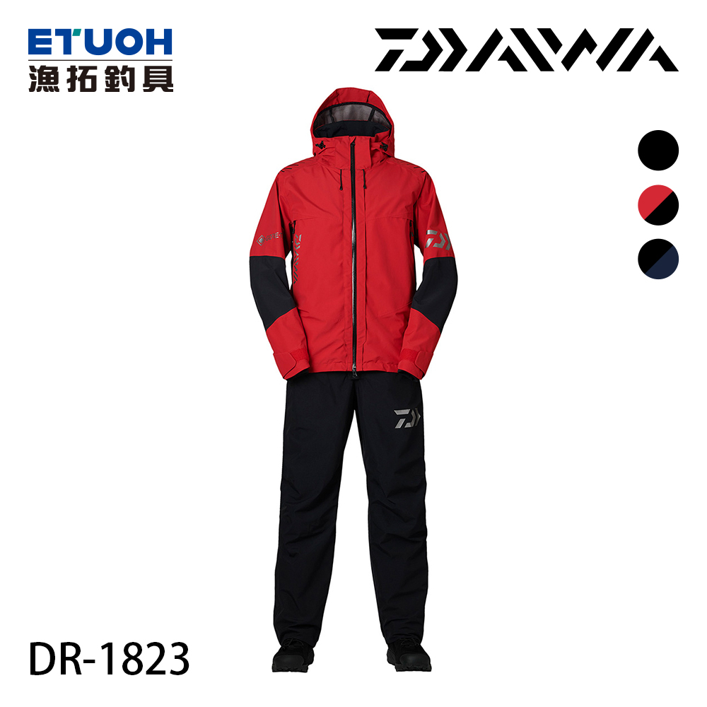 DAIWA DR-1823 紅 [漁拓釣具] [雨衣套裝]