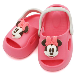 DISNEY MICKEY AND FRIENDS 台灣限定 涼拖鞋 小中童 米妮 粉 R9202(123025)