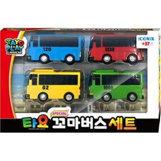 韓國 Tayo小巴士 Tayo車子組合 兒童玩具警車 玩具消防車