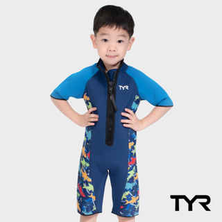 【TYR】兒童短袖連身防寒衣 藍色款 5281425
