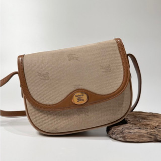 Burberry vintage 日本二手 中古復古古董 老花logo 側背包 肩背包