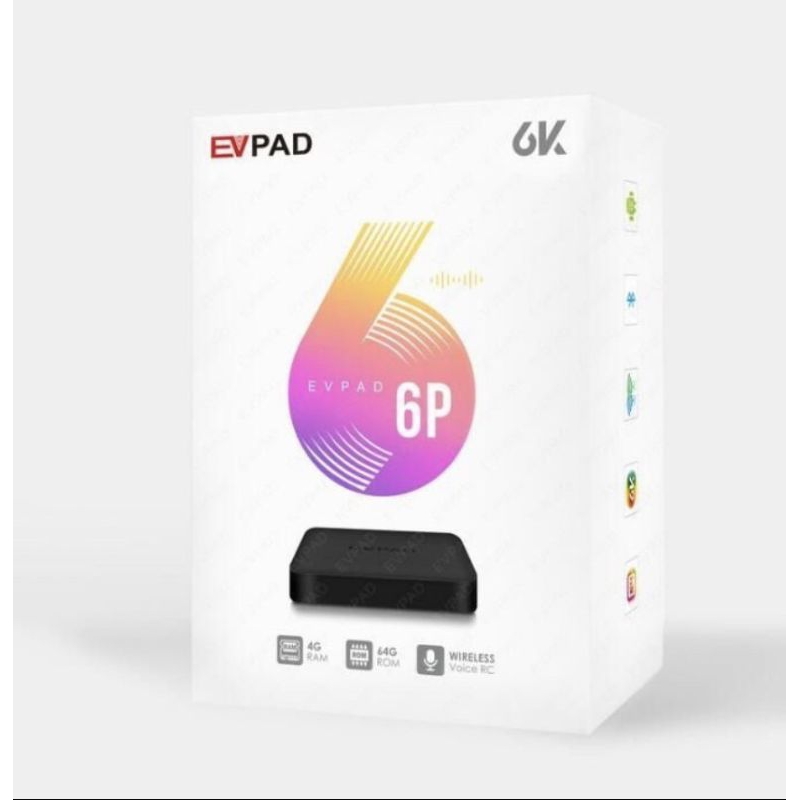 EVPAD 6代 電視盒6代語音版 預購 簡單安裝HDMI USB WIFI 接駁 輕鬆在家看電視