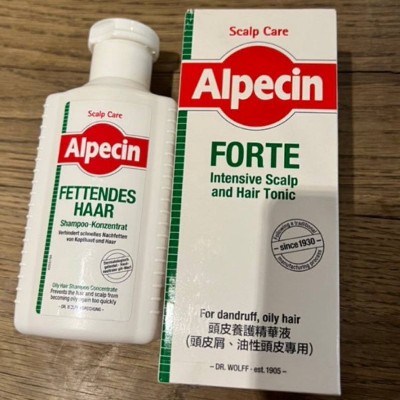 【Alpecin】油性頭皮專用洗髮露200ml 頭皮養護精華液 200ml