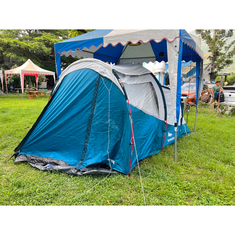 迪卡儂-四人客廳帳（Camping tent）