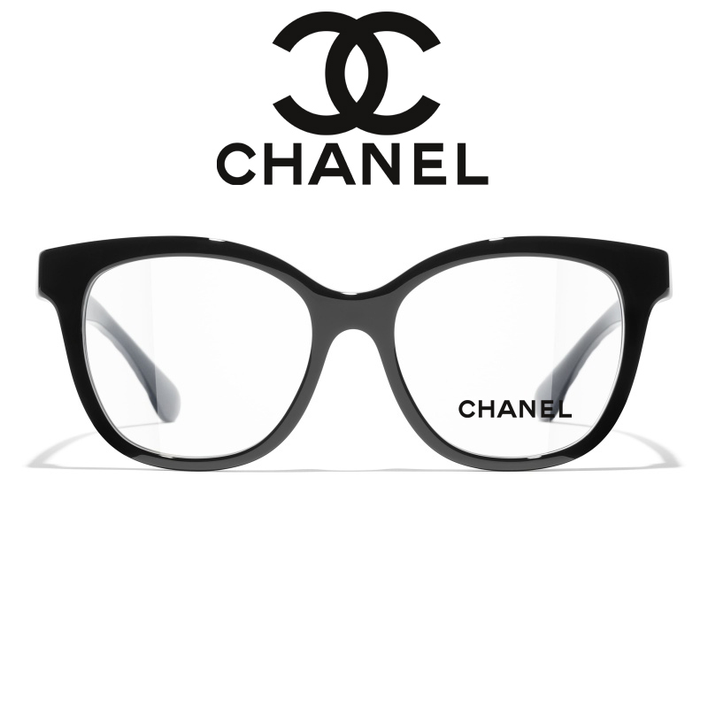CHANEL 香奈兒 眼鏡 3442 c622 (黑) 鏡框【原作眼鏡】