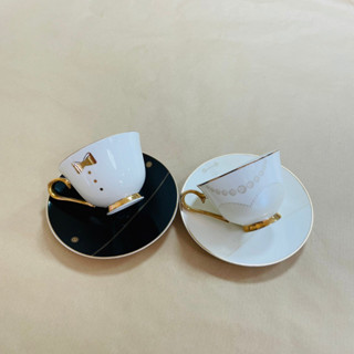 【邑都國際】英國 Royal Duke 皇家公爵 骨瓷咖啡對杯 送禮 【展示出清】
