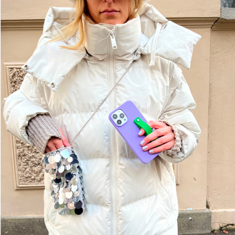 免運台灣現貨 holdit iPhone 12 Pro Max 紫羅蘭色特殊液態矽膠手機殼 瑞典手機配件品牌超薄彩色原廠