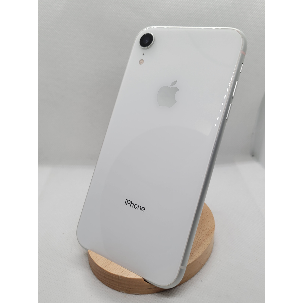 iphone XR /128G 中古機/白色/9.5成新機況超美/蘋果二手機/工作機/新北樹林二手機專賣店