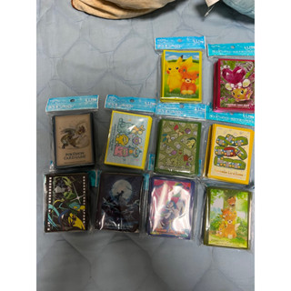 「卡通紙牌屋」寶可夢卡套 寶可夢卡牌 64張 第二層 卡套 皮卡丘 巴布土撥 千面避役 耿鬼 烏波 咚咚鼠 沙奈朵