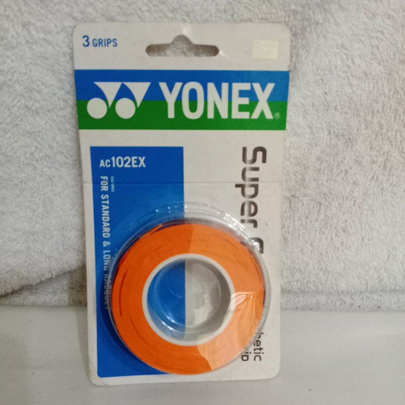YONEX AC102EX 薄型0.6mm 三入裝 握把布 耐用握把布