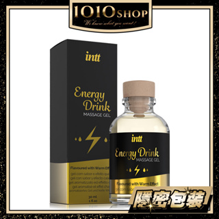 巴西 Intt Kissable Gel 口交 親吻 按摩露 30ml 可食用 能量飲風味暖感【1010SHOP】