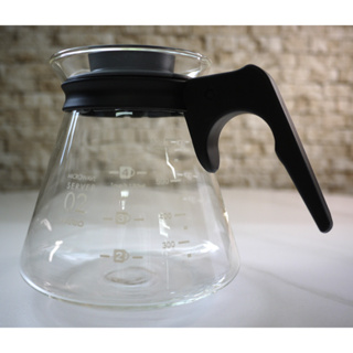 HARIO V60耐熱咖啡壺600 VCY-02-B 台灣組裝 耐熱分享壺/咖啡下壺/手沖咖啡壺/花草茶壺/玻璃壺