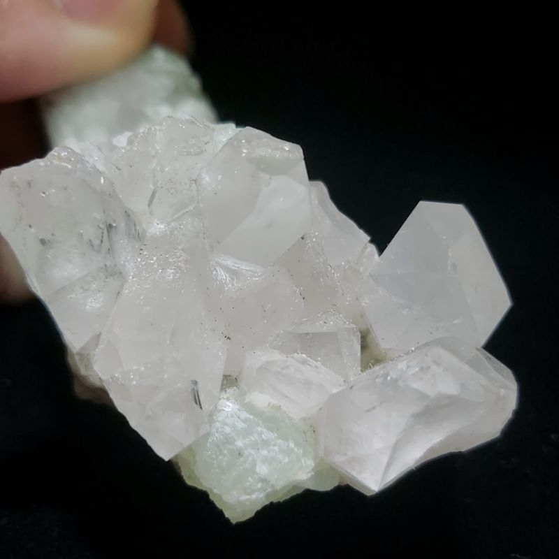 【礦職先生-Maggo桑】葡萄石白水晶共生--3 天然水晶原礦 小擺件