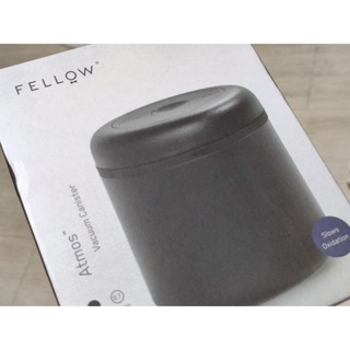 Fellow Atmos 0.7L 不鏽鋼真空密封罐 咖啡豆罐 啞光黑 不透明款 贈品無保固