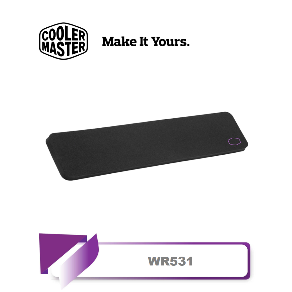 【TN STAR】Cooler Master WR531 鍵盤 手靠墊 護腕墊 布面材質 防潑水表面