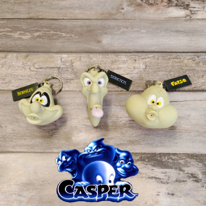 ⭐喔啦玩具店⭐CASPER 鬼馬小精靈 1995年 鬼魂 老玩具 鑰匙圈 吊飾 掛飾 玩具公仔