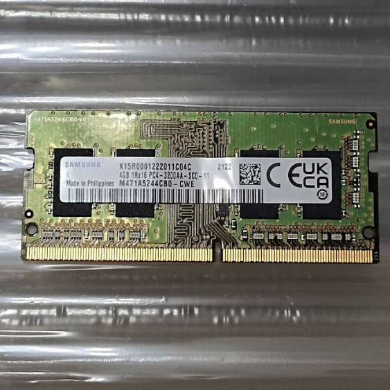 三星 Samsung 筆記型電腦 筆電 記憶體 DDR4 4GB 1RX16 PC4-3200