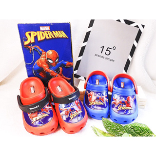 [ 附發票 ] 正版授權 SPIDERMAN 經典卡通電影 蜘蛛人 兒童布希鞋 兒童園丁鞋 可碰水 MIT