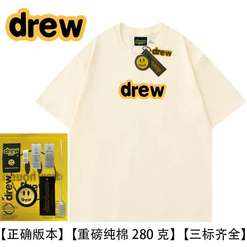 〔限時特價‼️〕100%正品代購✨Drew house笑臉經典款 小賈同款 文字 純棉 寬鬆