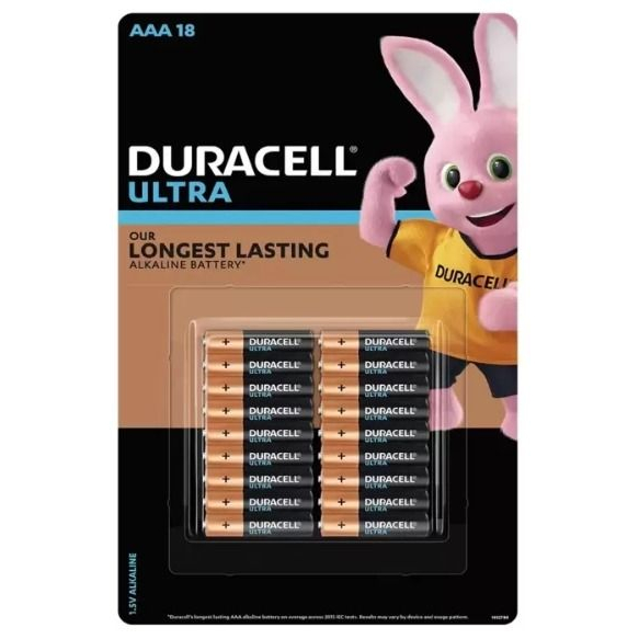 特價 18入 4號 金頂 超能量 電池 Duracell AAA電池 鹼性電池 高電池容量