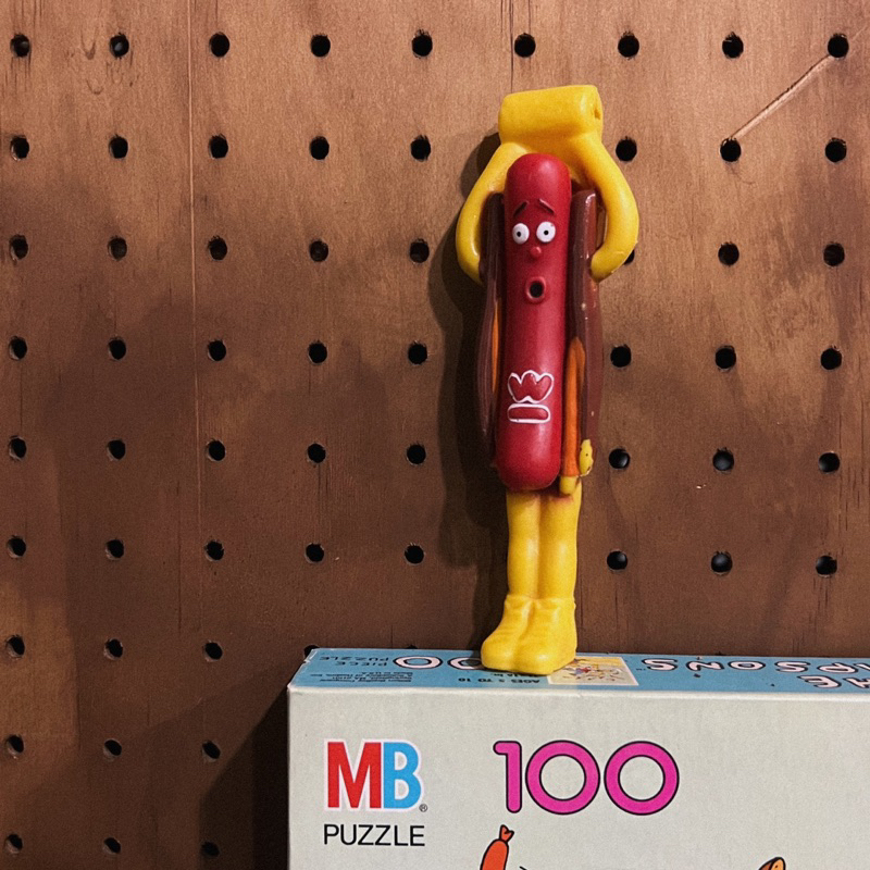 【逃遍世界的大亨堡】大亨堡 熱狗 香腸 天線裝飾 吉祥物 老玩具 老物收藏模型公仔
