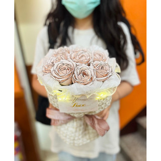 小香風香皂玫瑰花花束 小香風花束