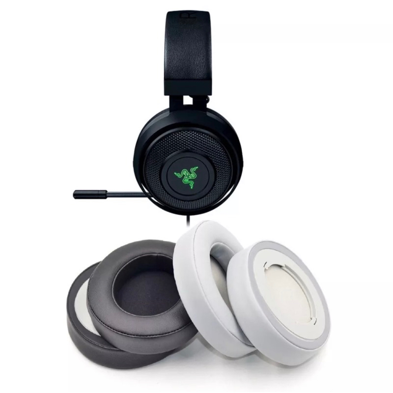 （全新）Razer 耳機替換耳罩|適用雷蛇北海巨妖Kraken 7.1 V2 專業版耳機罩 電競遊戲耳麥皮套 一對裝