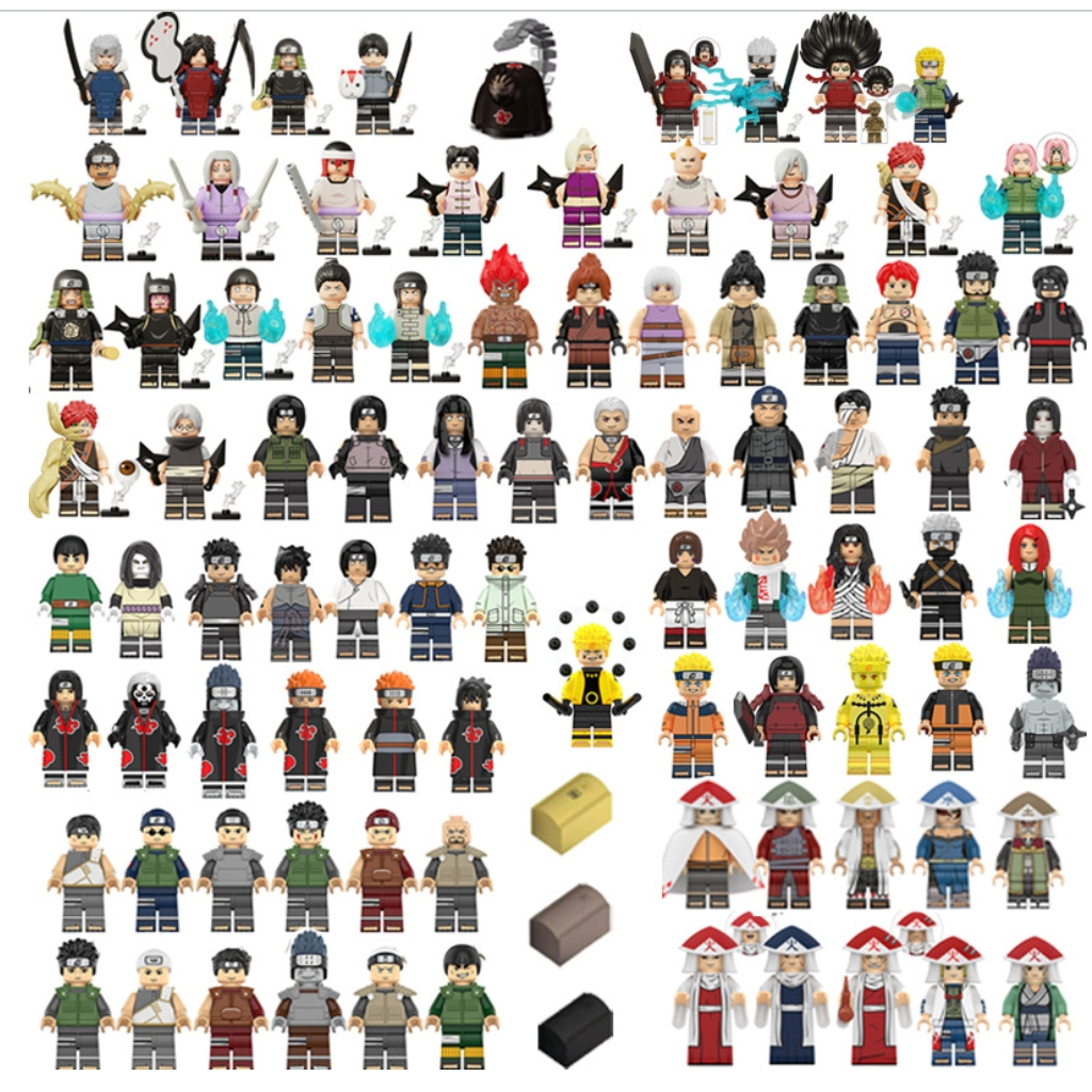 ☆DumpyToy☆ 現貨 火影忍者 積木人II 非樂高 宇智波斑  千手柱間 扉間 邁特凱 卡卡西 佐助 我愛羅