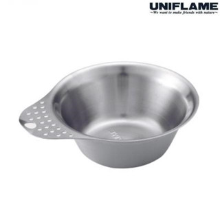 UNIFLAME 不鏽鋼單耳隔熱碗 400ml 霧面 U666258